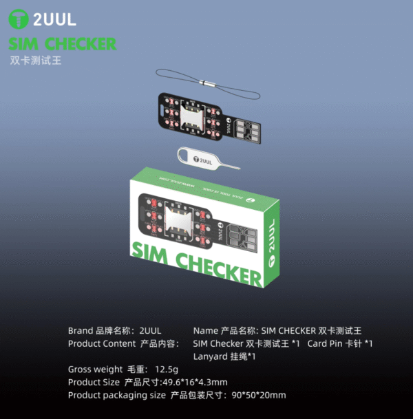 2uul Sm01 Dual Sim Checker Test Board - Image 5