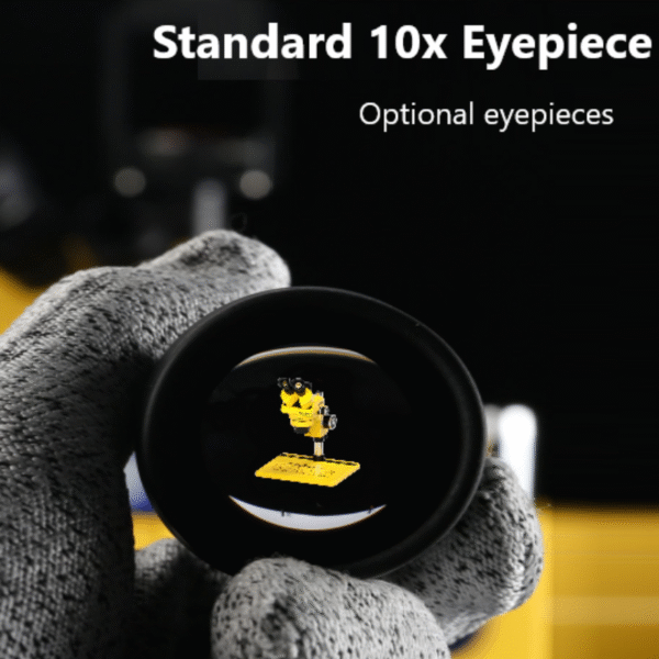 mechanic mos300 b11 microscope (yellow) with 0.5x lence