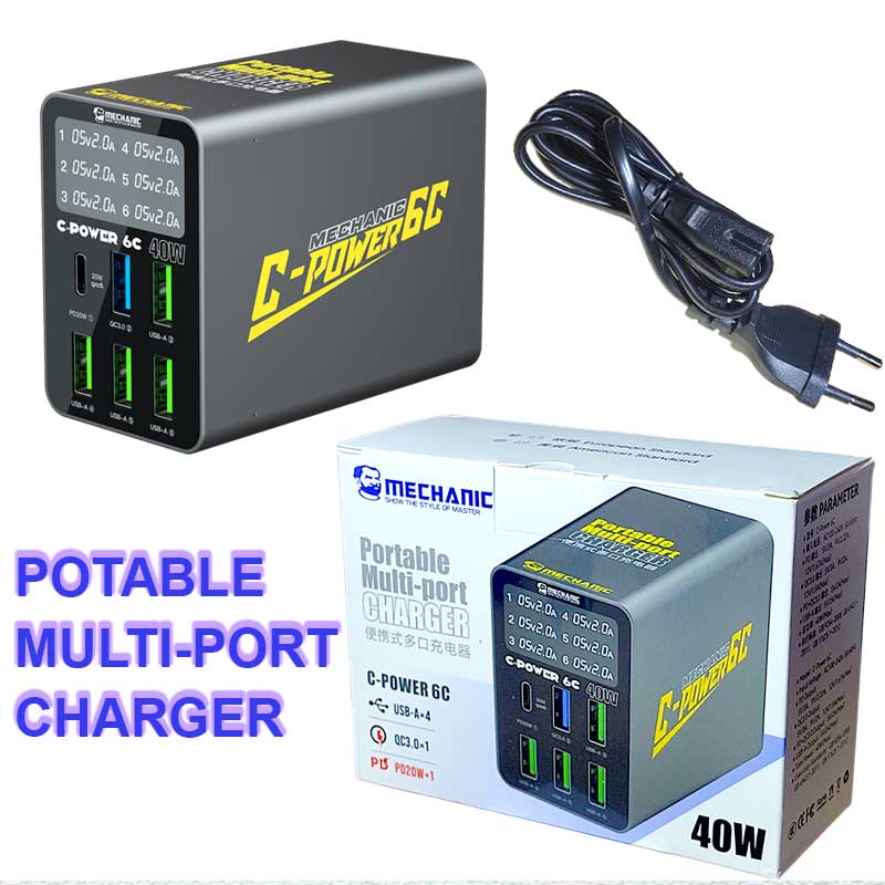 mechanic c power 6c multiport charger mechanic c power 6c multiport charger