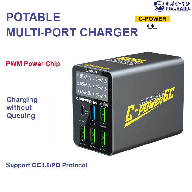 mechanic c power 6c multiport charger mechanic c power 6c multiport charger