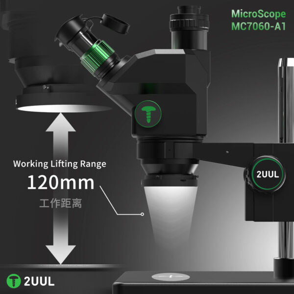 2uul mc7060 a1 7 60x trinocular microscope