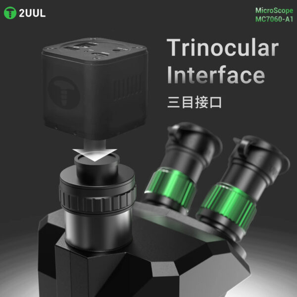 2uul mc7060 a1 7 60x trinocular microscope