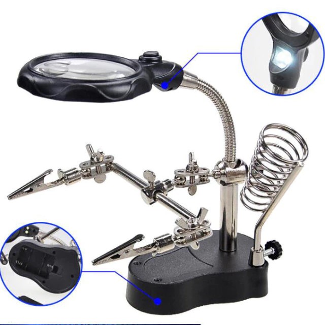 te 801 magnifier led light with soldering stand te 801 magnifier led light with soldering stand