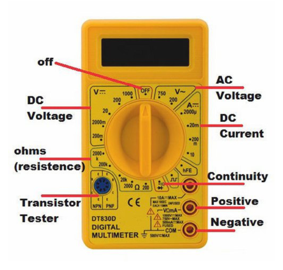 unity dt 830d digital multimeter unity dt 830d digital multimeter