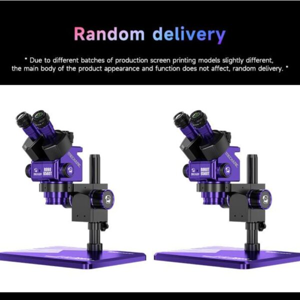 mechanic robot 6560t b11 trinocular stereo microscope with 0.5x lence
