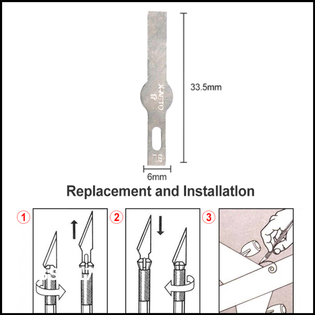 bsd 17 carving knife (10 pcs) bsd 17 carving knife (10 pcs)