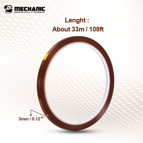 Mechanic 3mm High Temperature Resistant Tape - Image 2