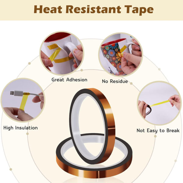 Mechanic 8mm High Temperature Resistant Tape - Image 3