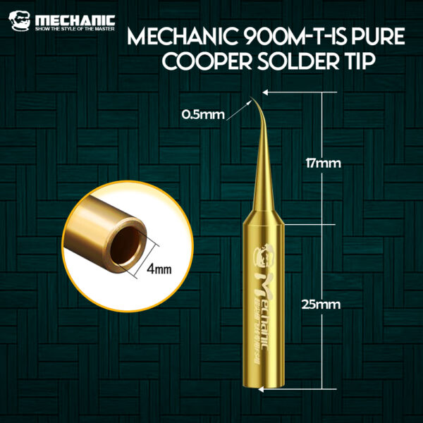 Mechanic 900m-T-Is Pure Copper Solder Tip - Image 2