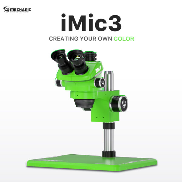 mechanic mic3 b11 microscope (green) with 0.5x lence