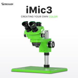 mechanic mic3 b11 microscope (green) with 0.5x lence