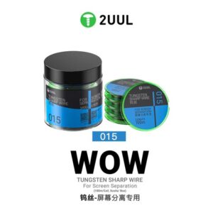 2uul ws 015 0.015*100m tungsten sharp wire for screen separation 5 pcs pack