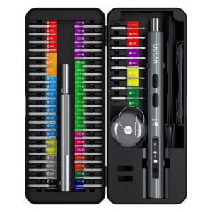 liulon ll et58 58in1 electric screwdriver set with 3 adjustable gears