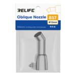RELIFE 857 Series 12mm 45 Degree Oblique Stainless Steel Curved Hot Air Gun Nozzle