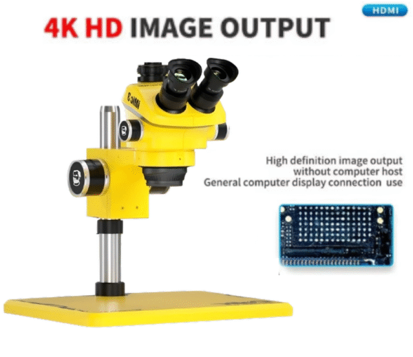 mechanic mic3 b11 microscope (yellow) with 0.5x lence
