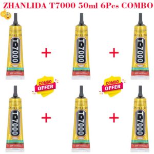 zhanlida t7000 glue 50ml 6pcs pack combo offer
