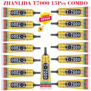 zhanlida t7000 glue 50ml 15pcs combo pack