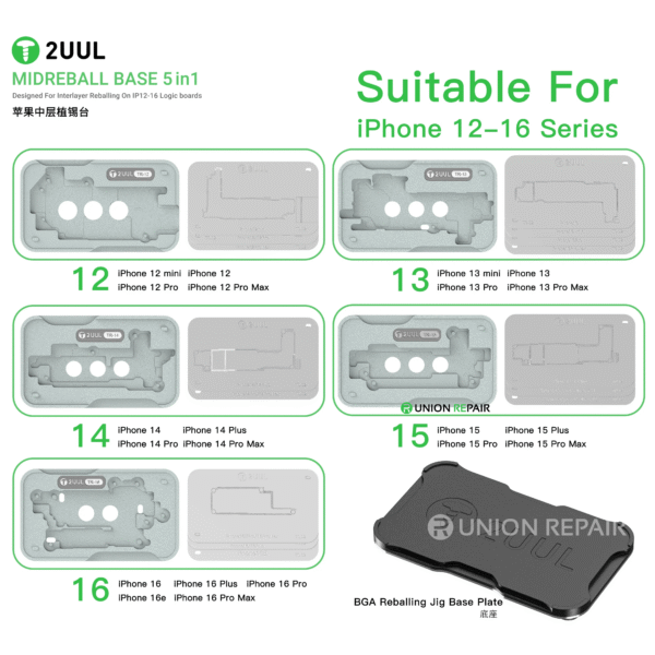 2uul bh13 midreball base 5 in 1 for iphone 12 16pm boards rebelling