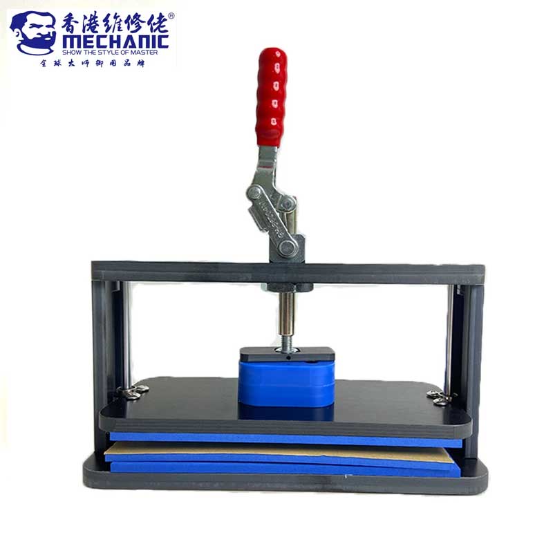 mechanic by 9 downward pressing screen holding mold mechanic by 9 downward pressing screen holding mold