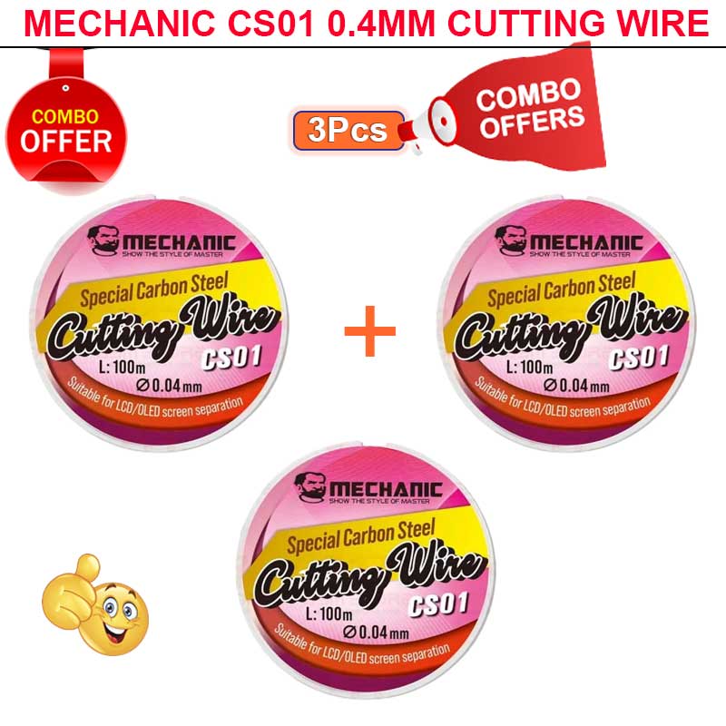 mechanic cs01 0.4mm cutting wire combo offer 3pcs mechanic cs01 0.4mm cutting wire combo offer 3pcs