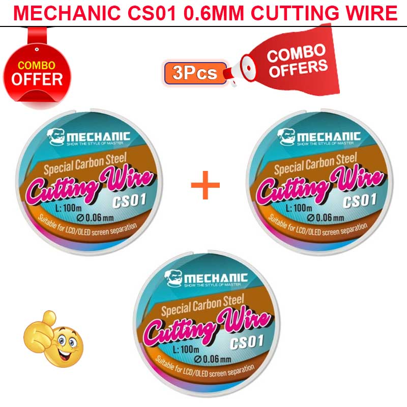 mechanic cs01 0.6mm cutting wire 3pcs combo offer mechanic cs01 0.6mm cutting wire 3pcs combo offer