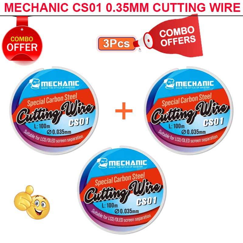 mechanic cs01 0.35mm cutting wire 3pcs combo offer mechanic cs01 0.35mm cutting wire 3pcs combo offer
