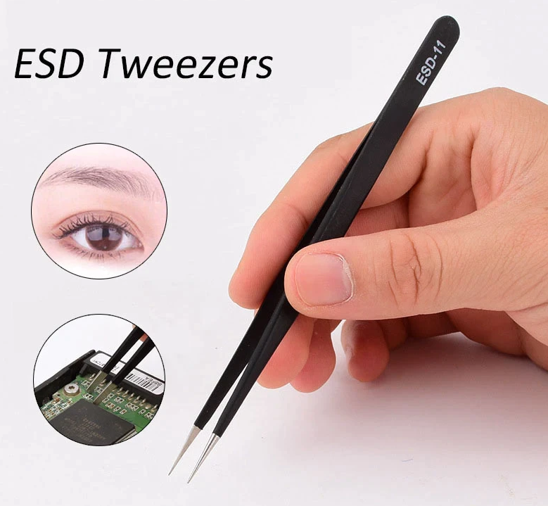 esd 11 straight tweezer esd 11 straight tweezer