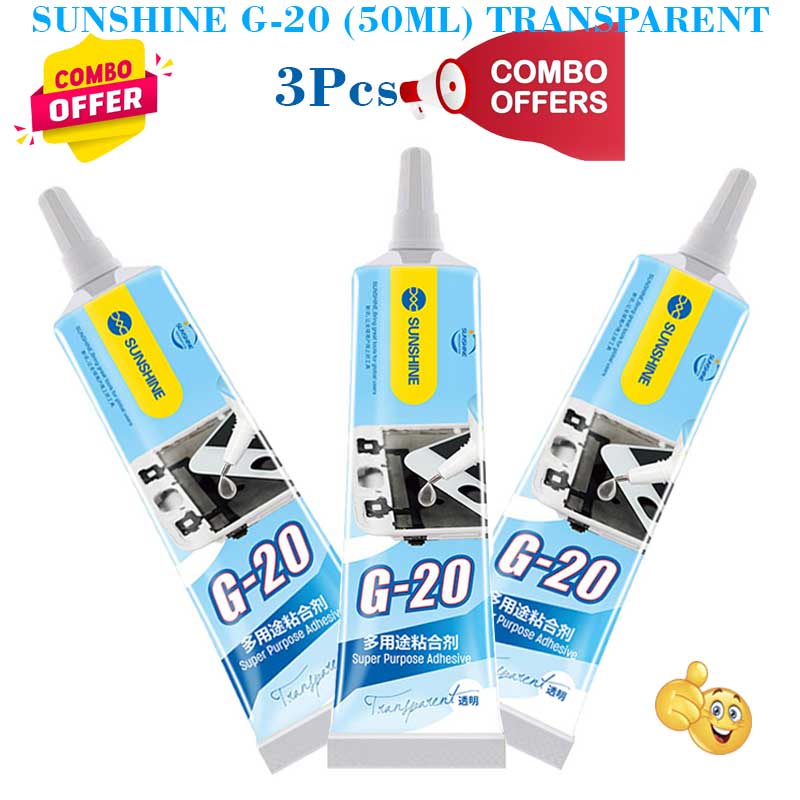 sunshine g 20 50ml transparent adhesive combo 3 pcs sunshine g 20 50ml transparent adhesive combo 3 pcs