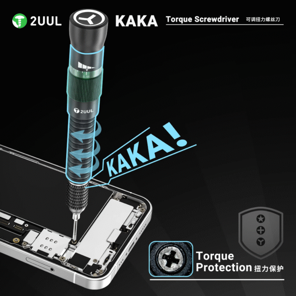 2uul sd21 kaka torque screwdriver for phone repair pentalobe 0.8mm