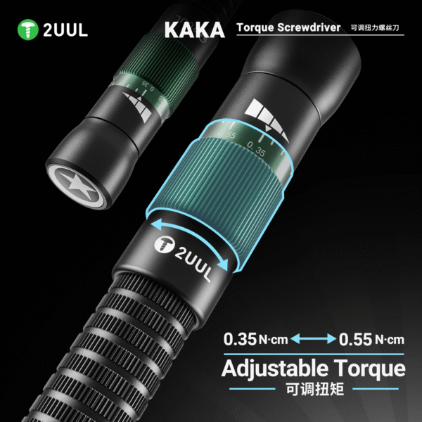 2uul sd23 kaka torque screwdriver for phone repair tri point 0.6mm