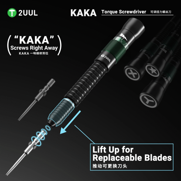 2uul sd21 kaka torque screwdriver for phone repair pentalobe 0.8mm