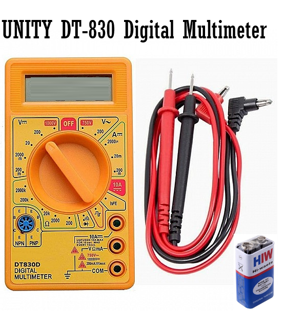 unity dt 830d digital multimeter unity dt 830d digital multimeter
