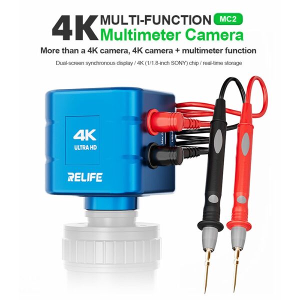 Relife MC2 Dual-screen Synchronous Display Multi-function 4K Multimeter Camera - Image 4