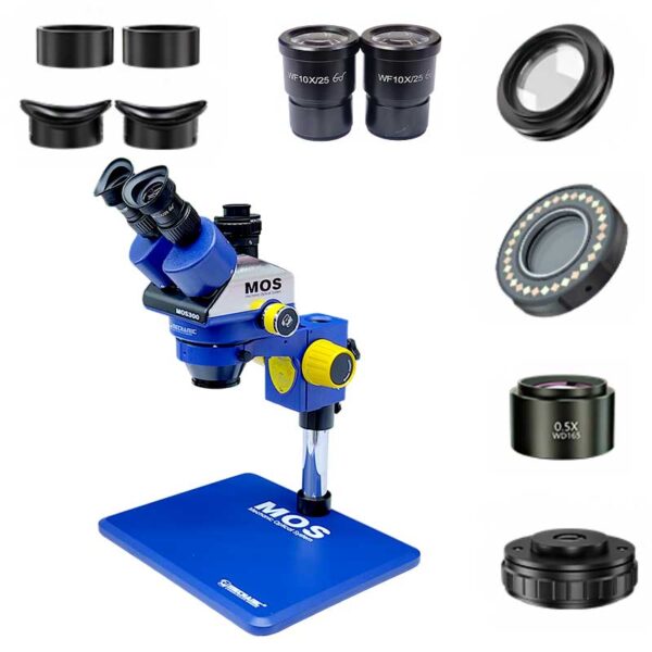 mechanic mos300 b11 microscope (blue)