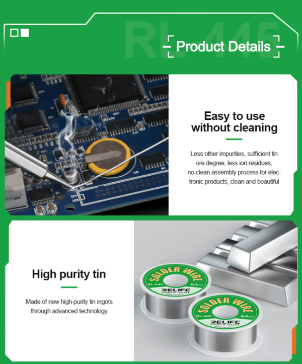 Relife RL-445 0.3mm Solder Wire - Image 3