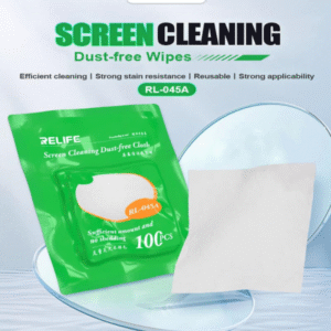 Relife Rl-045a 100pcs Screen Cleaning Dust-Free Cloth