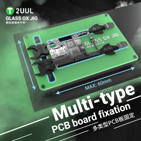 2uul bh21 glass ox jig universal phone pcb board holder