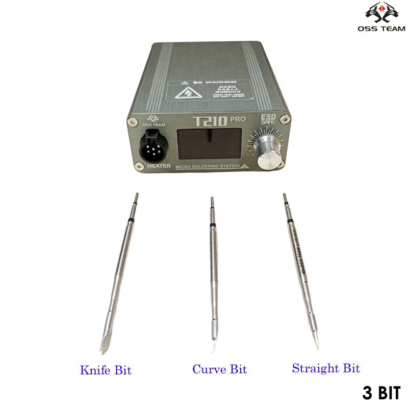 oss t210 pro soldering station with 3 bit oss t210 pro soldering station with 3 bit