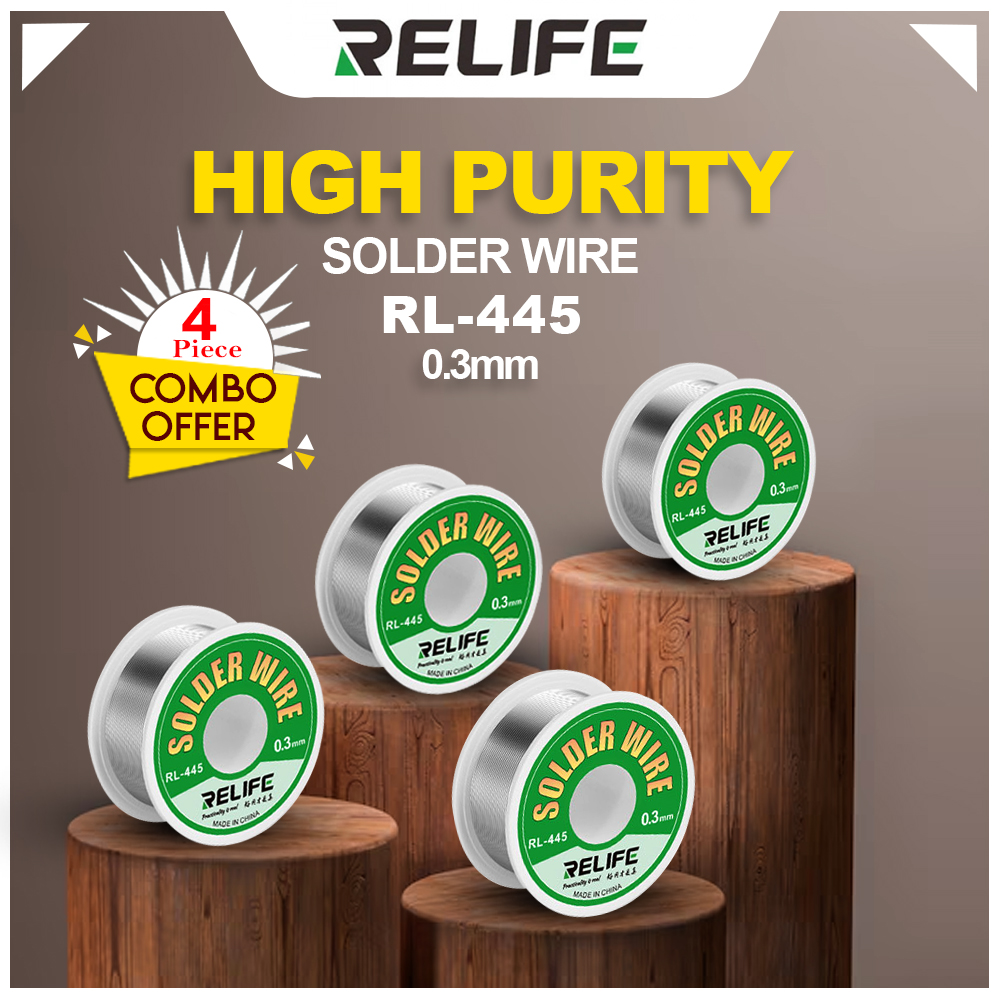 relife rl 445 25g 0.3mm solder wire combo of 4 pcs relife rl 445 25g 0.3mm solder wire combo of 4 pcs