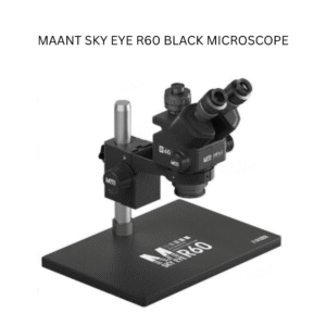 maant sky eye r60 black microscope with 0.5x lence
