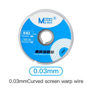 maant 0.03mm curved diamond cutting wire