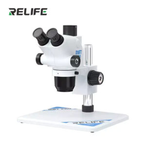 relife m6t pro b11 white microscope with 0.5x lence
