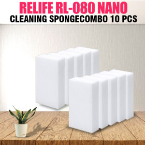 relife rl 080 nano cleaning sponge combo 10 pcs