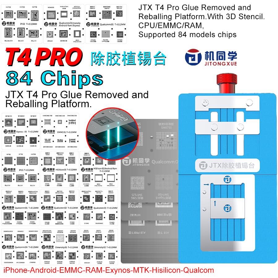 jtx t4 pro chips glue removal and reballing platform for ios and android jtx t4 pro chips glue removal and reballing platform for ios and android