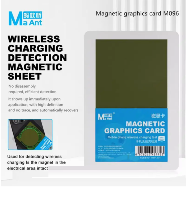 maant m096 magnetic graphics card for mobile phone wireless charging test maant m096 magnetic graphics card for mobile phone wireless charging test