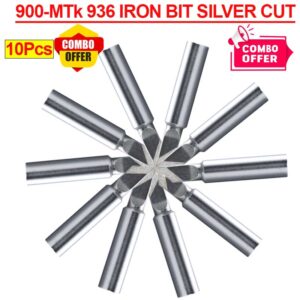 900 mtk 936 iron bit silver cut 10 pcs combo set