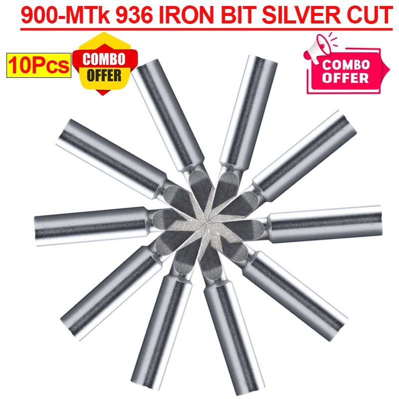 900 mtk 936 iron bit silver cut 10 pcs combo set 900 mtk 936 iron bit silver cut 10 pcs combo set