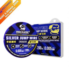 mechanic fs205 200m/0.005mm silver jumper wire